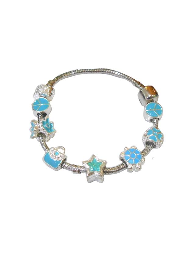 Xuping SJ1017 Gelang 18K Rhodium Plated - Biru