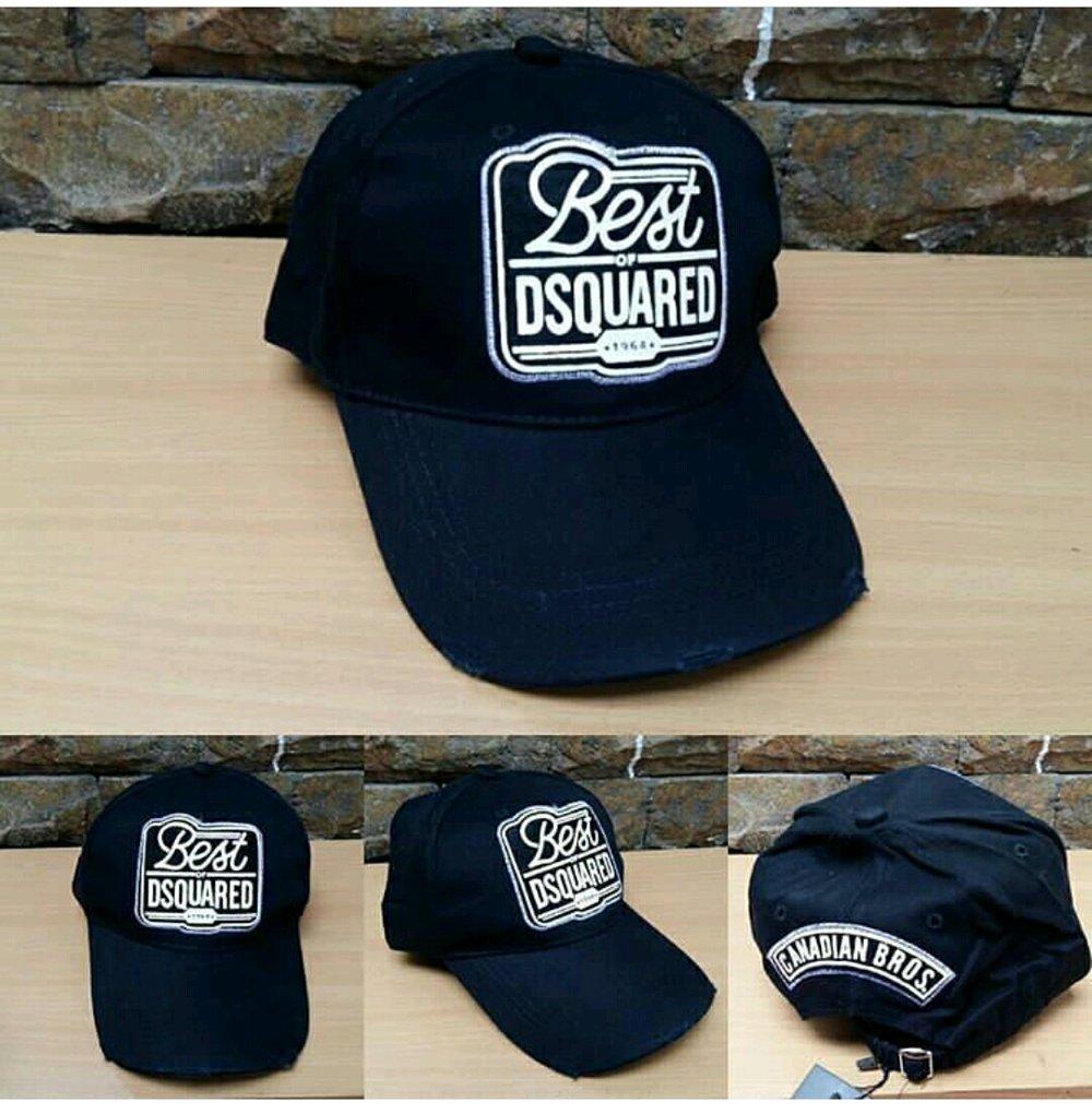 Topi Baseball Dsquared Import Italy Black di lapak Topi KanBaru topikanbaru