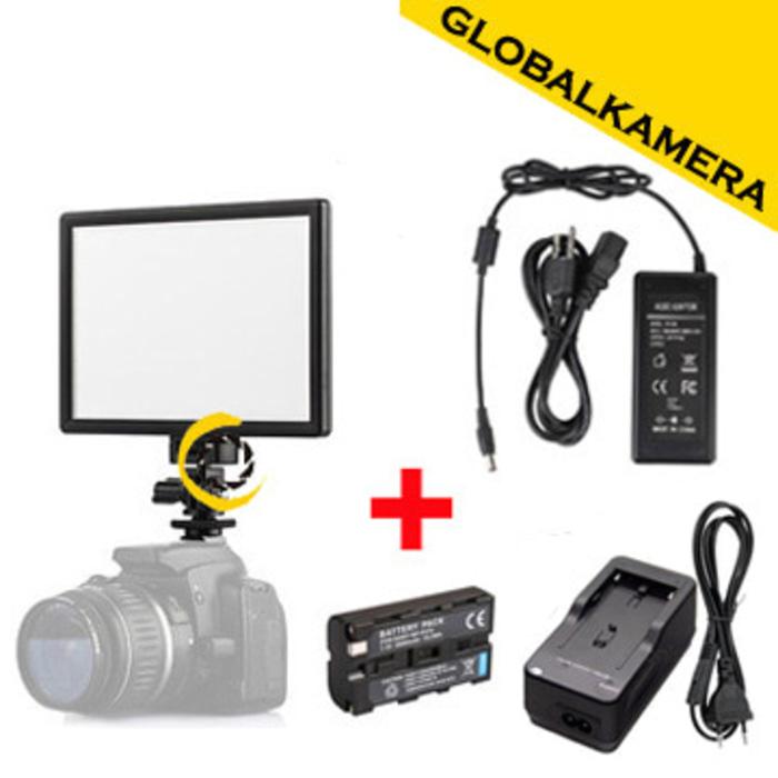 Ready!!! Viltrox L116T Led Video Bio Color 3300K-5600K Paket Kit - ready stock