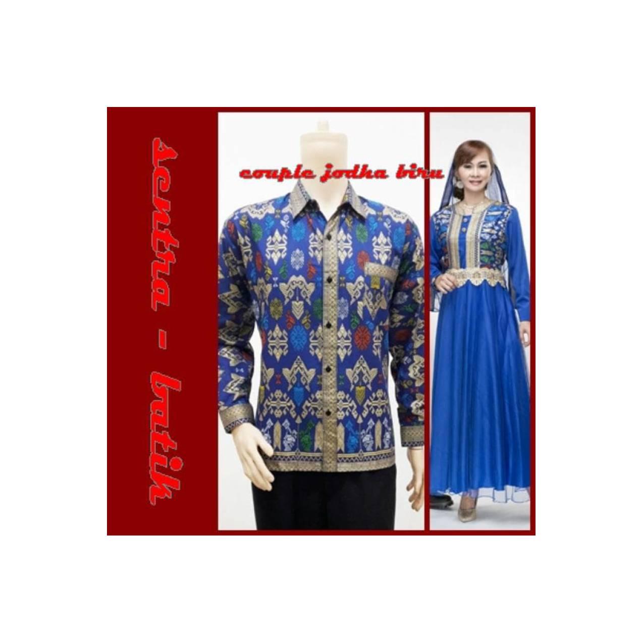 BATIK COUPLE GAMIS JUMBO HEM LENGAN PANJANG JODHA PRODO