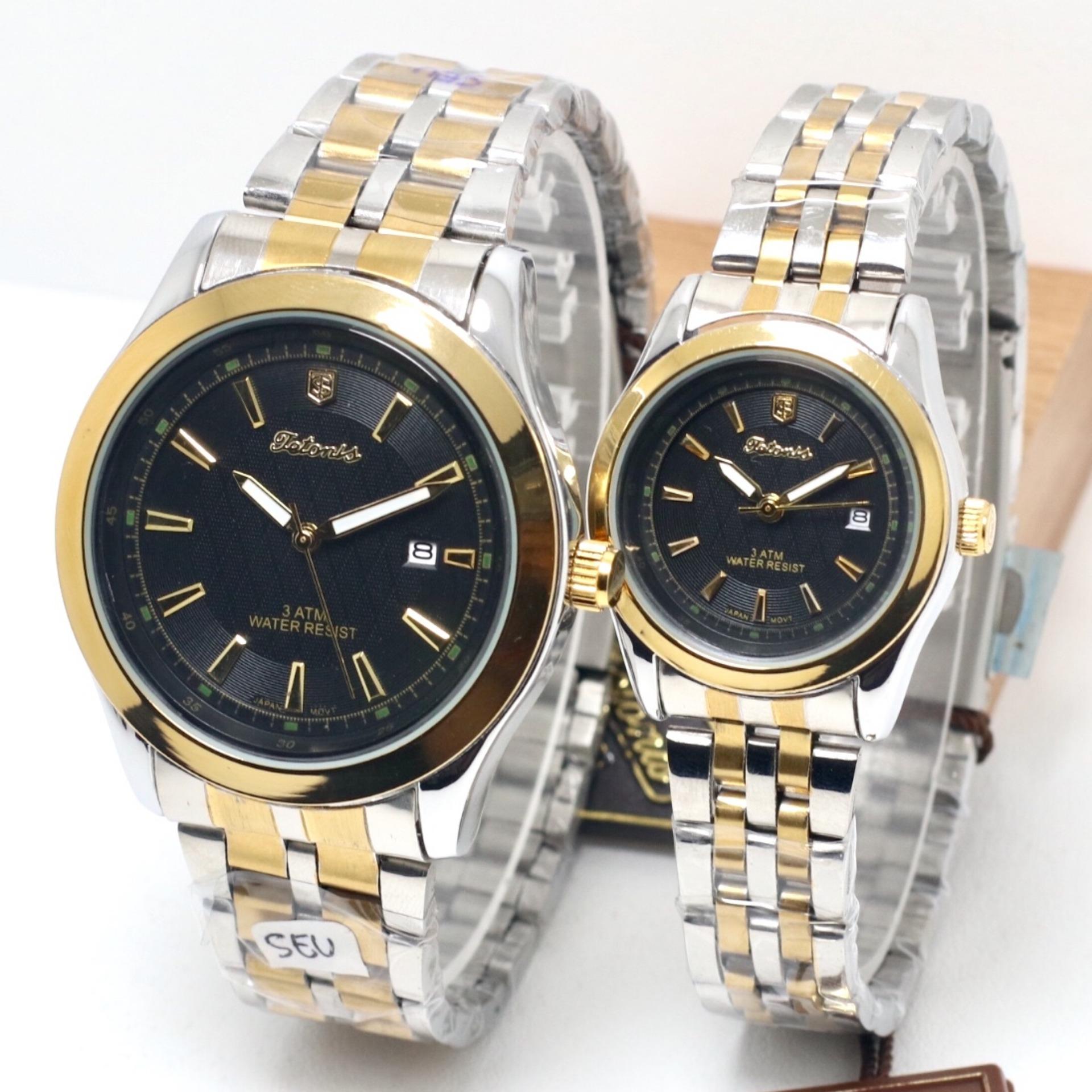 Buy & Sell Cheapest TETONIS ORIGINAL WOMEN Best Quality Product Tetonis Original Wacth TS2708OS Jam Tangan Couple Murah Stainless Strap Analog Mode