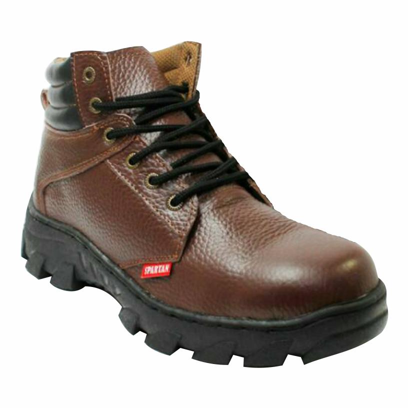 PROMO JUAL Sepatu  Safety  Pria Asli Kulit Sapi Boots Kerja 