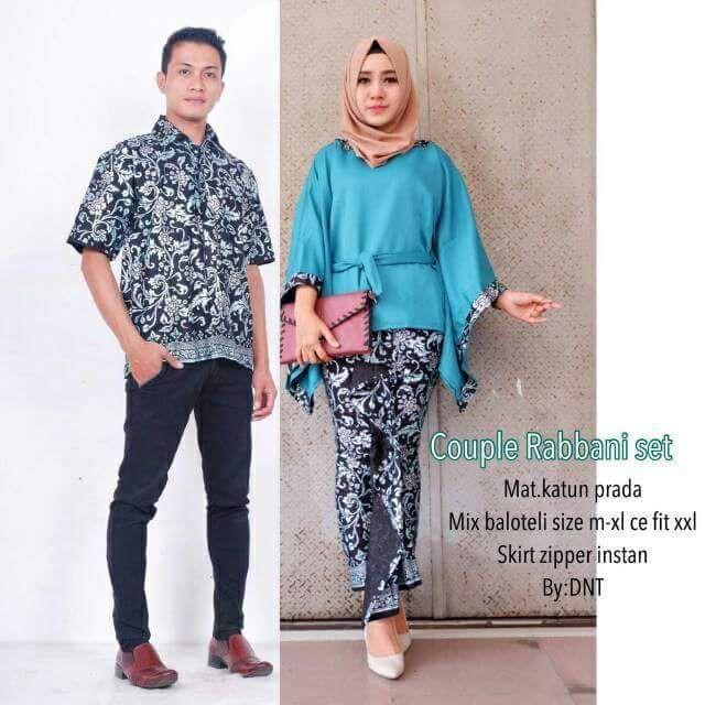 TERMURAH – BATIK COUPLE RABBANI TOSCA