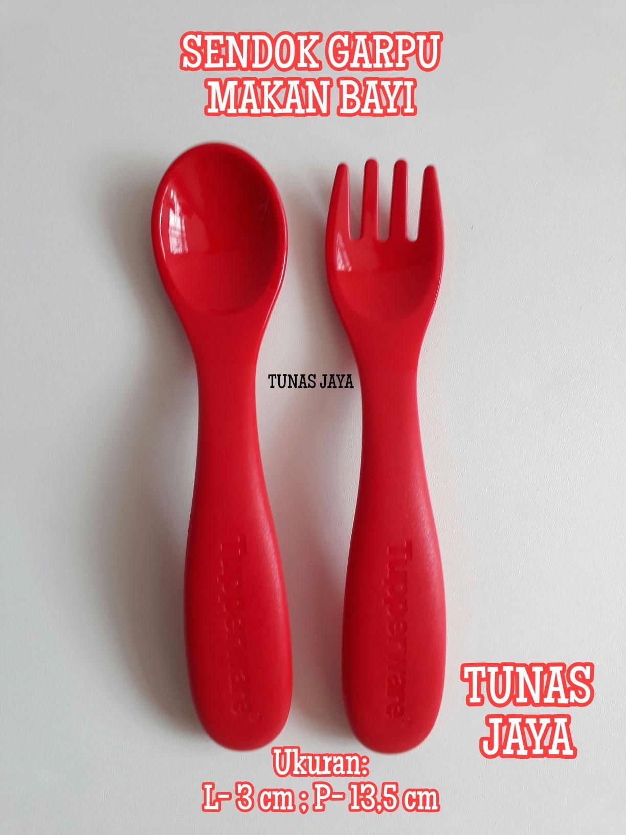TUPPERWARE SENDOK GARPU BAYI ANAK KIDS CUTLERY
