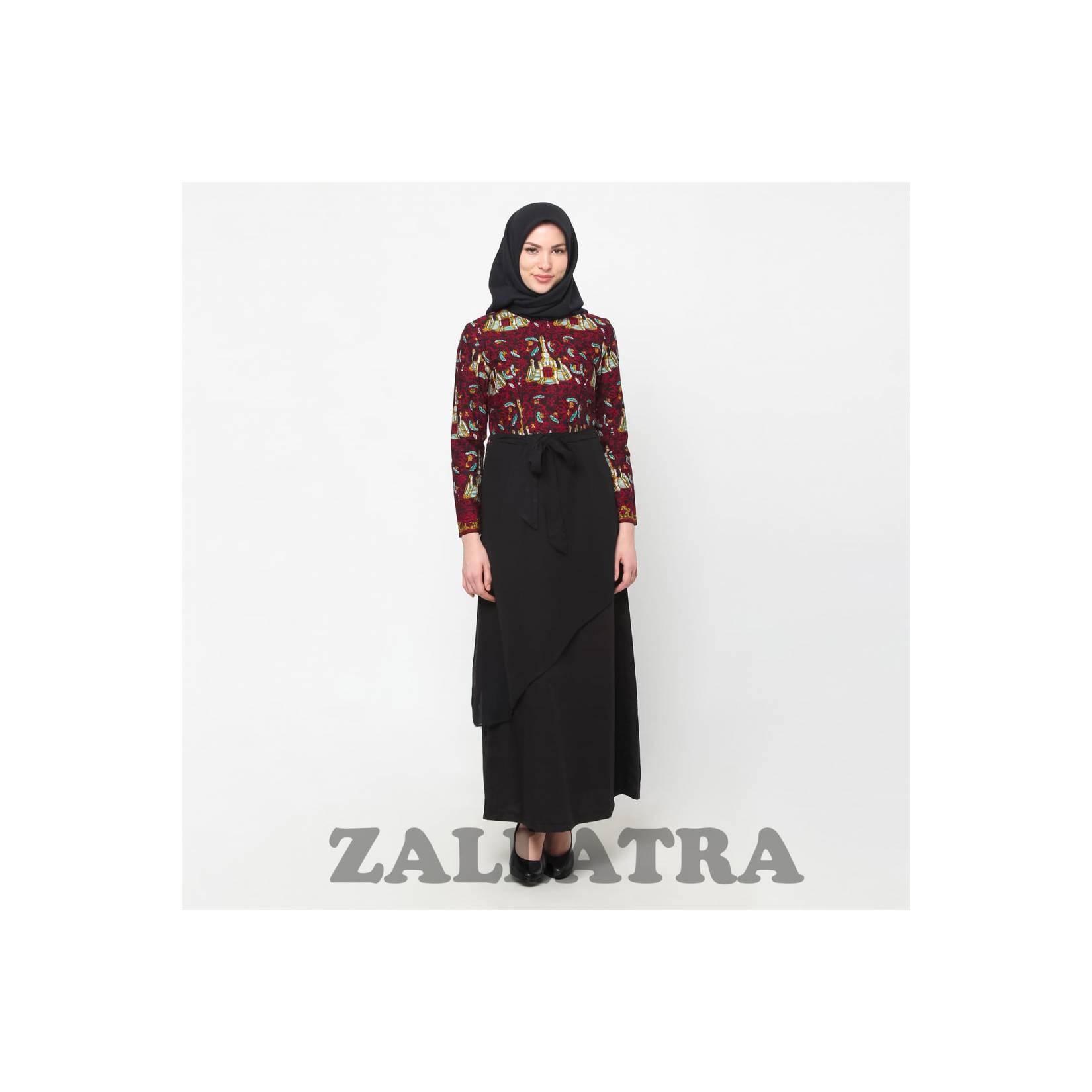 Gamis Batik Wanita Asli Jambi Berkualias - Zallatra GM04