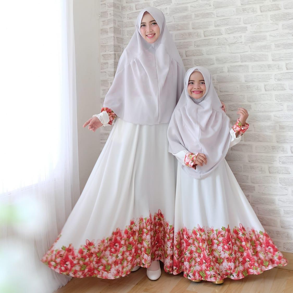 yuna-syari ibu anak syar'i busui couple syari maxmara balodior hijab muslimah ibu anak baju gamis pasangan dalila