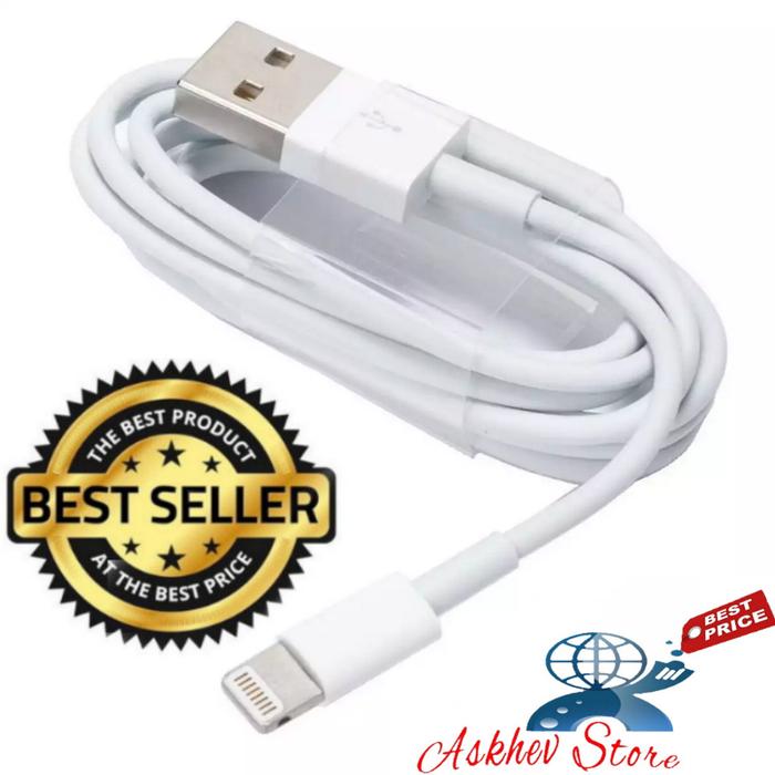 Askhev Kabel Data Lightning Compatible For Iphone 5 Series Oem