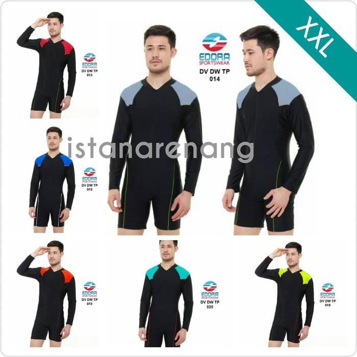 BEST SELLER!!! Baju Renang Pria Wanita XXL Dewasa Remaja Diving Tangan Panjang - WXmynE