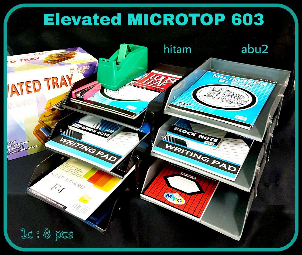 Edjoys ELEVATED TRAY TRIPLE DECK DOKUMEN / LETTER TRAY MICROTOP 603 Edjoys ELEVATED TRAY TRIPLE DECK DOKUMEN / LETTER TRAY MICROTOP 603