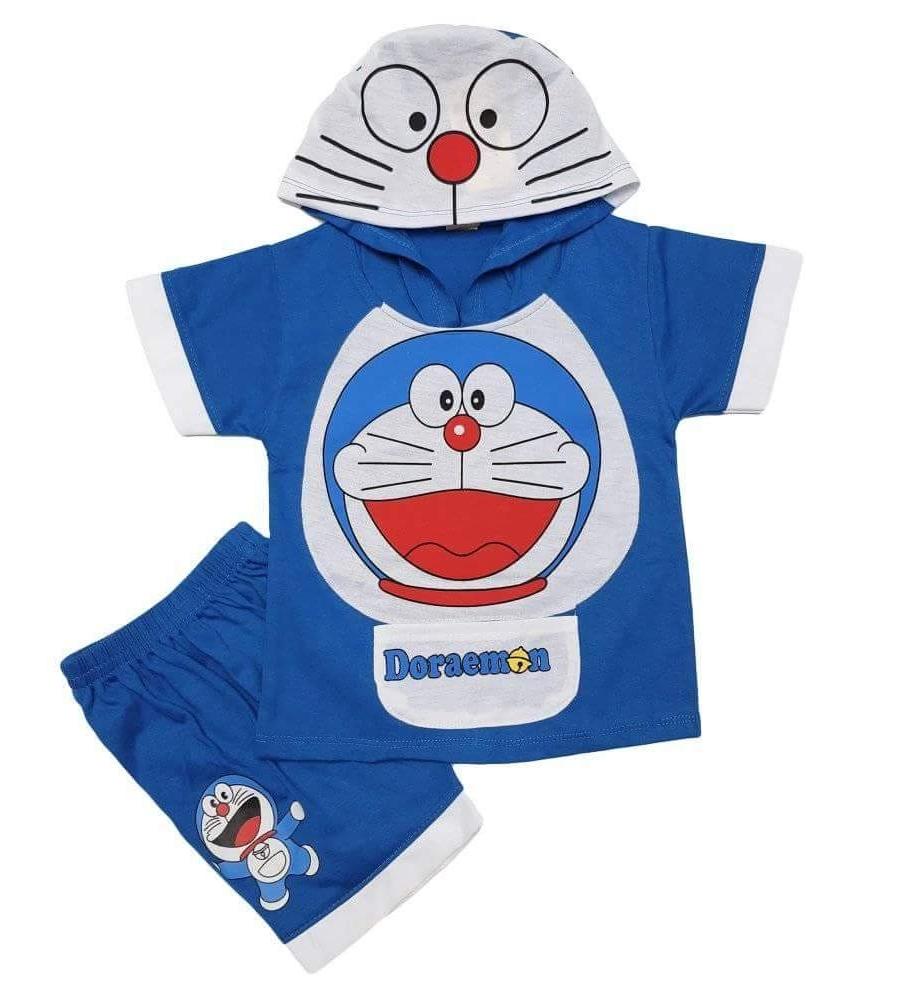 HM Baju Setelan Anak Doraemon Kaos Baju Anak Laki