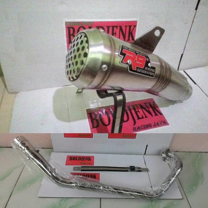Knalpot racing GSX/R15/VIXION/CBR150/CB150/SONIC/MXKING DLL