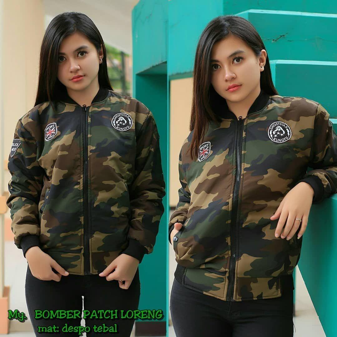 DESPO PATCH LORENG - JAKET BOMBER LORENG WANITA