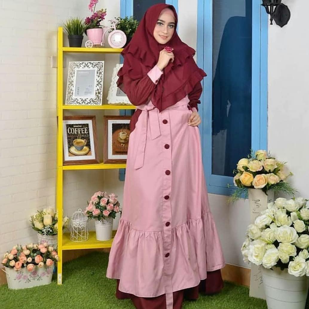 Baju Muslim Gamis Marisa Dress Ballotely