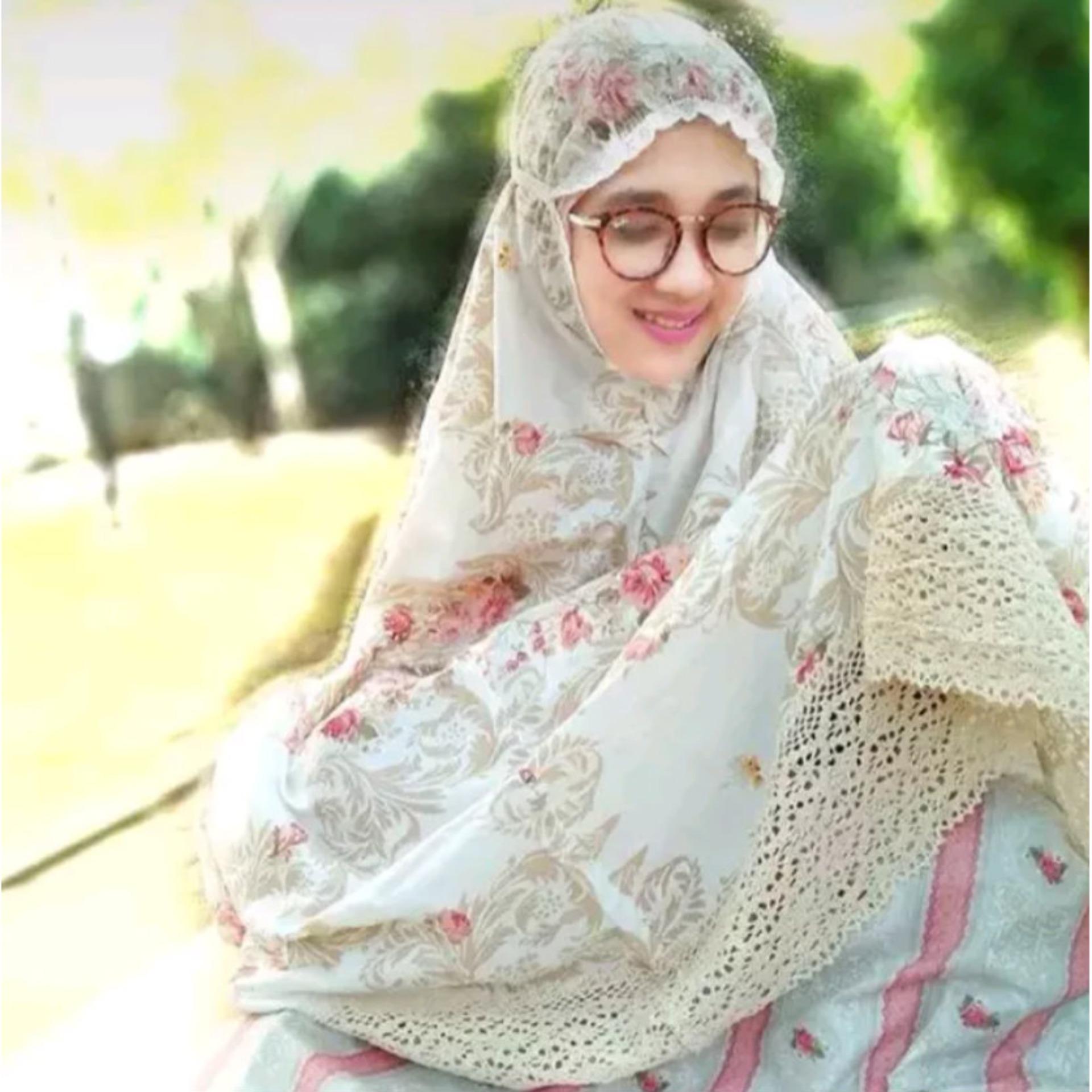 Mukena Katun Jepang Renda Bordir Cantik Murah
