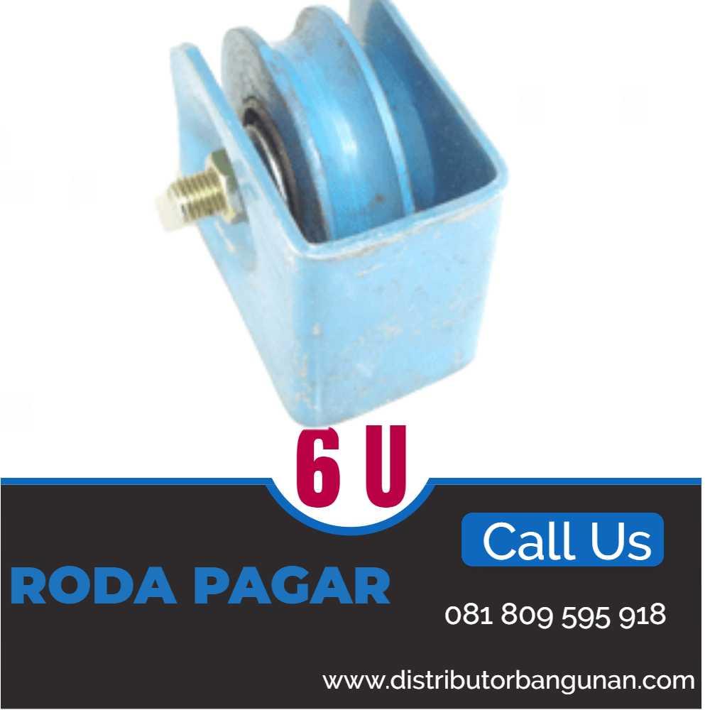 Roda Pagar Behel Besi Cor Lebur Bulat Bagus 6 U