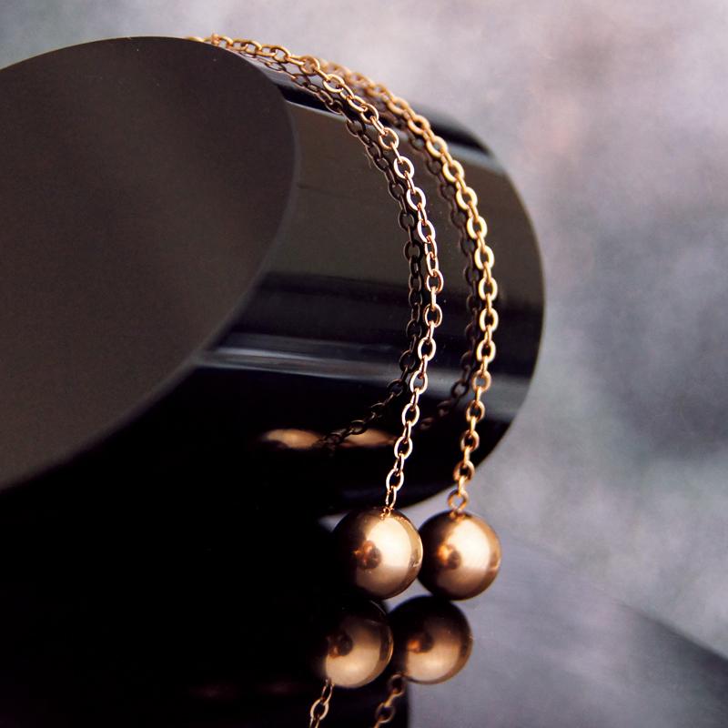 Anting Mutiara Rantai Modis Rumbai Anting Tren Elegan