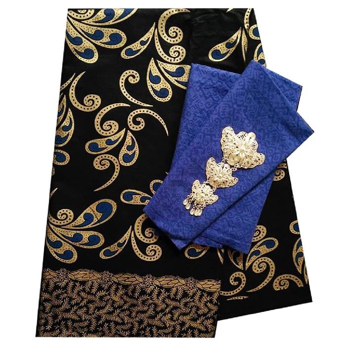 TERLARIS Kain Batik 2 meteran, Kain Embos, Bahan Batik untuk Kemeja,KBKE001-27D PROMO
