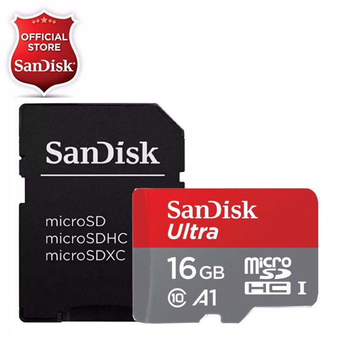 SanDisk Ultra MicroSD 16GB A1 98MB/s microSDHC UHS-I micro sd