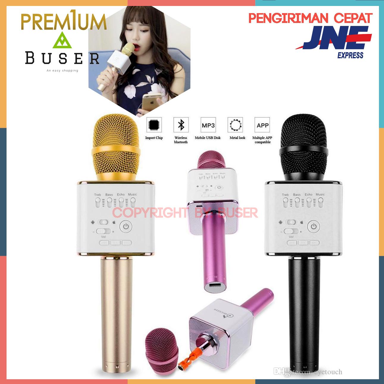 Mic Karaoke KTV Q7 Bluetooth Wireless Microphone With Speaker Karaoke Q7/Q9