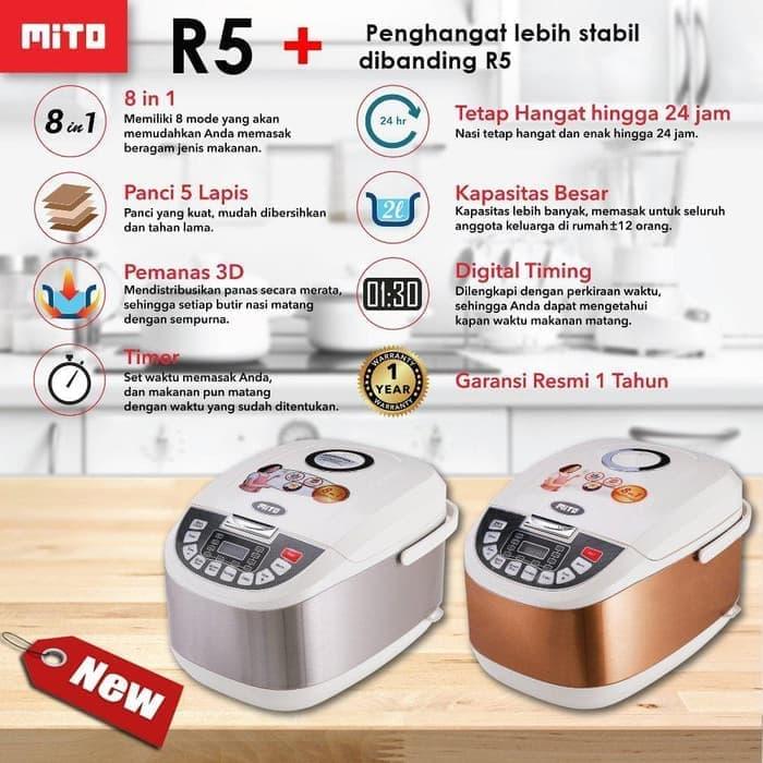 Mito R5 PLUS 8in1 Digital Rice Cooker