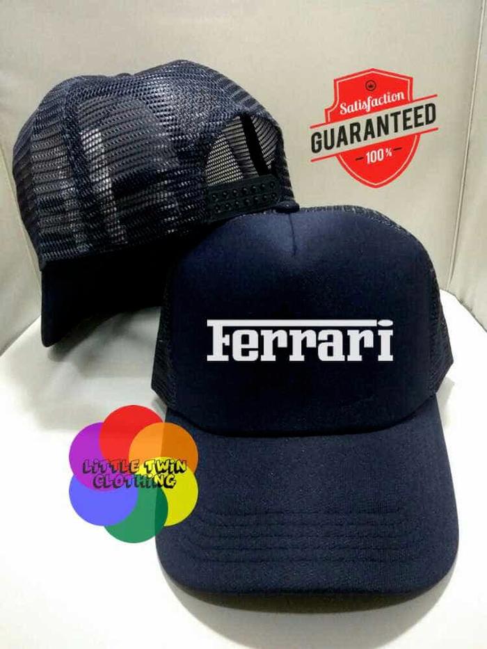 TOPI TRUCKER JARING FERRARI SE6 - PEKING KARDUS NEW PRODUCT BIGHEL CL