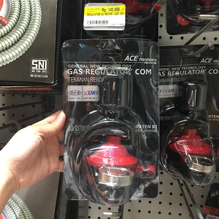 Ace Hardware Gas Regulator Tekanan Rendah Dengan Meter Anti Bocor Irit