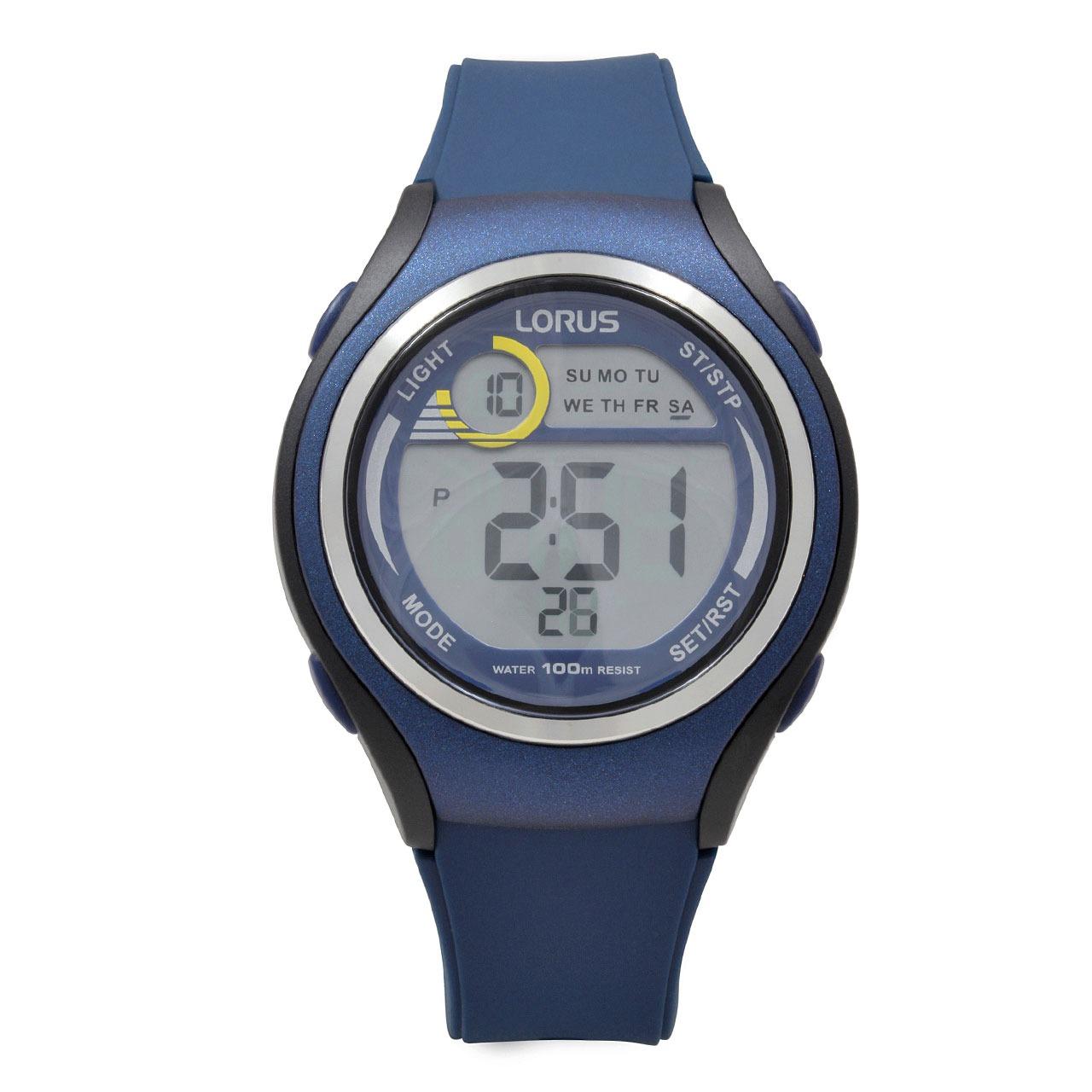 LORUS Jam Tangan - Blue Black - Silicon - R2375LX9