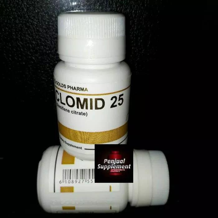 ASLI!!! Clomid Golds Pharma 25mg x 60 tab Clomiphene citrate goldspharma - az0Qv7