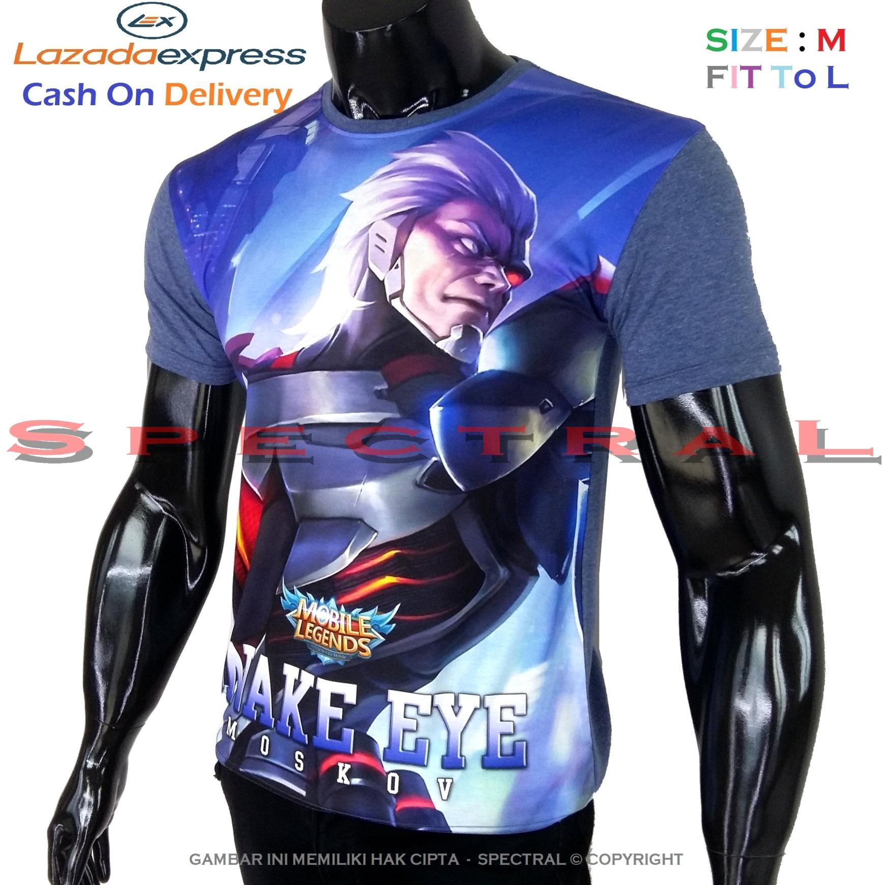 Spectral – 3D MOSKOV Mobile Legend Kualitas HD Printing Size M Fit To L Soft Rayon Viscose Kaos Distro Fashion T-Shirt Atasan Baju Pakaian Polos Pria Wanita Cewe Cowo Lengan Murah Bagus Keren Jaman Kekinian Jakarta Bandung Gambar Game Mobilelegend Legends