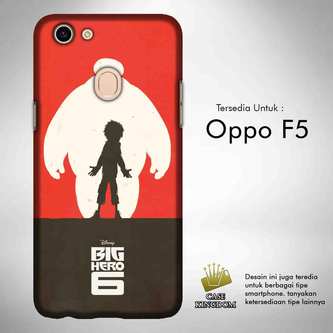 Big Hero 6 Baymax 2 Casing Custom Hardcase Full Print Oppo F5 Case Cover