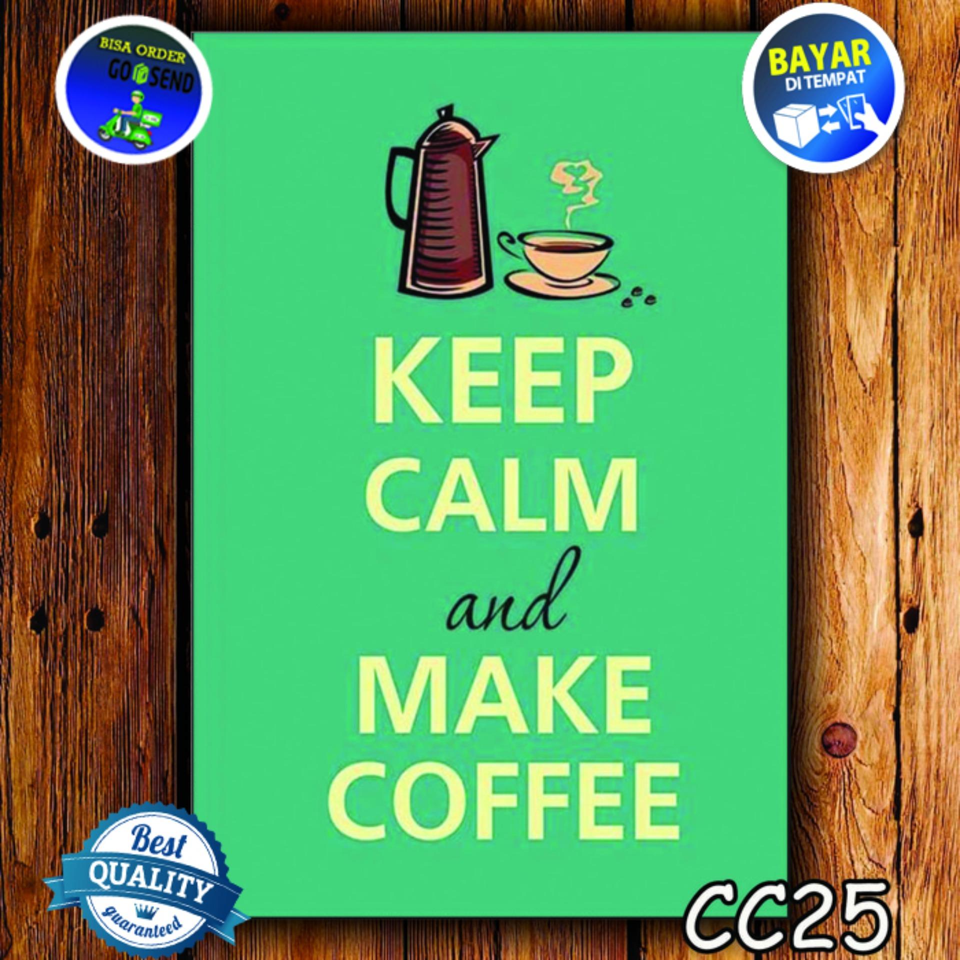 Vasty Hiasan Dinding Kayu Wall Decor Poster Coffe VSC-25