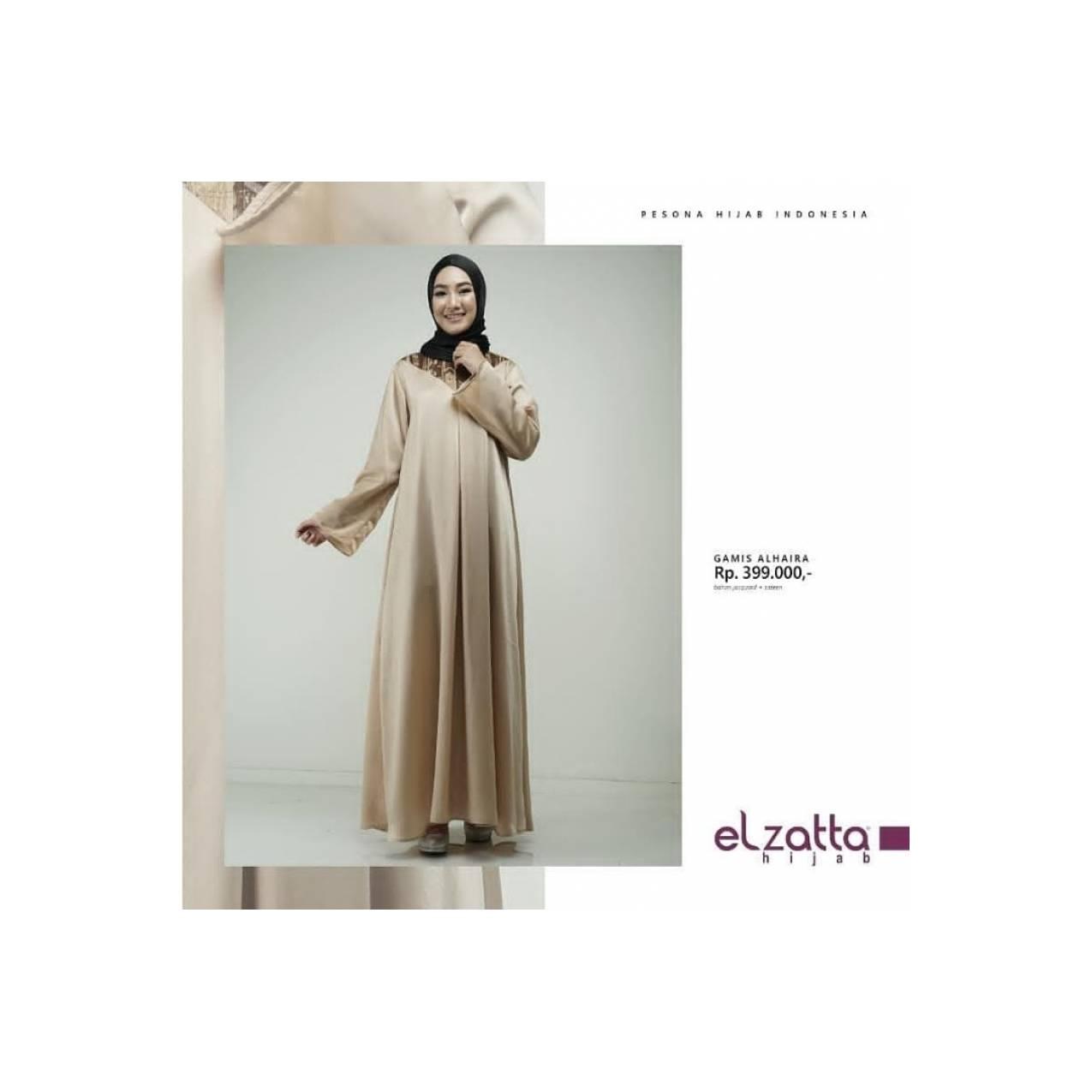Gamis polos elzatta gamis alhaira