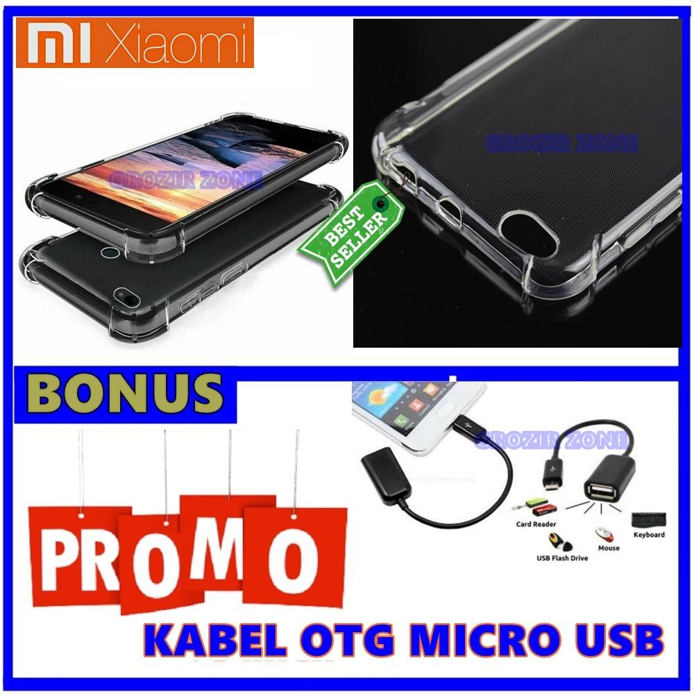 Back Case Soft Jacket / Anti Crack Xiaomi Redmi 5A - Bahan Lebih Bagus + Gratis Kabel Otg Micro Usb ( Grozir zone )