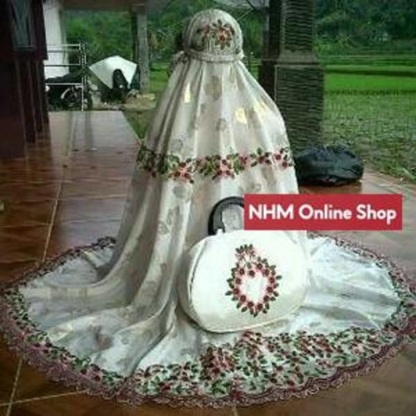 mukena sutera foil bordir soraya High Quality