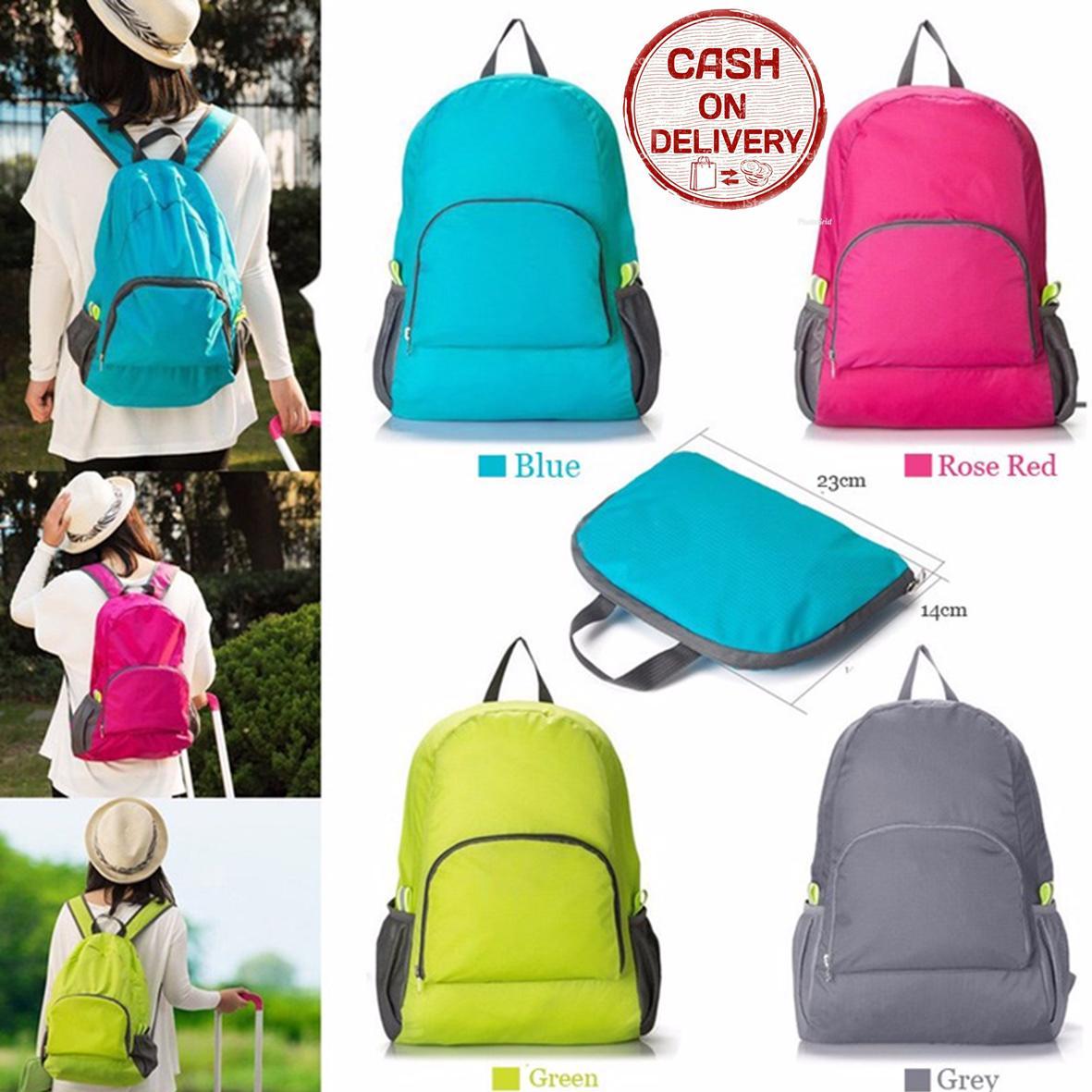 Kado Unik-- Tas Ransel Lipat / Tas Punggung Lipat / Tas Ransel Lipat Waterproof / Foldable Backpack / Tas Parasut / Foldable Travel / Backpack Solid / Tas Ransel Unik / Folding Bag Simple Multifungsi / Tas Lipat Murah