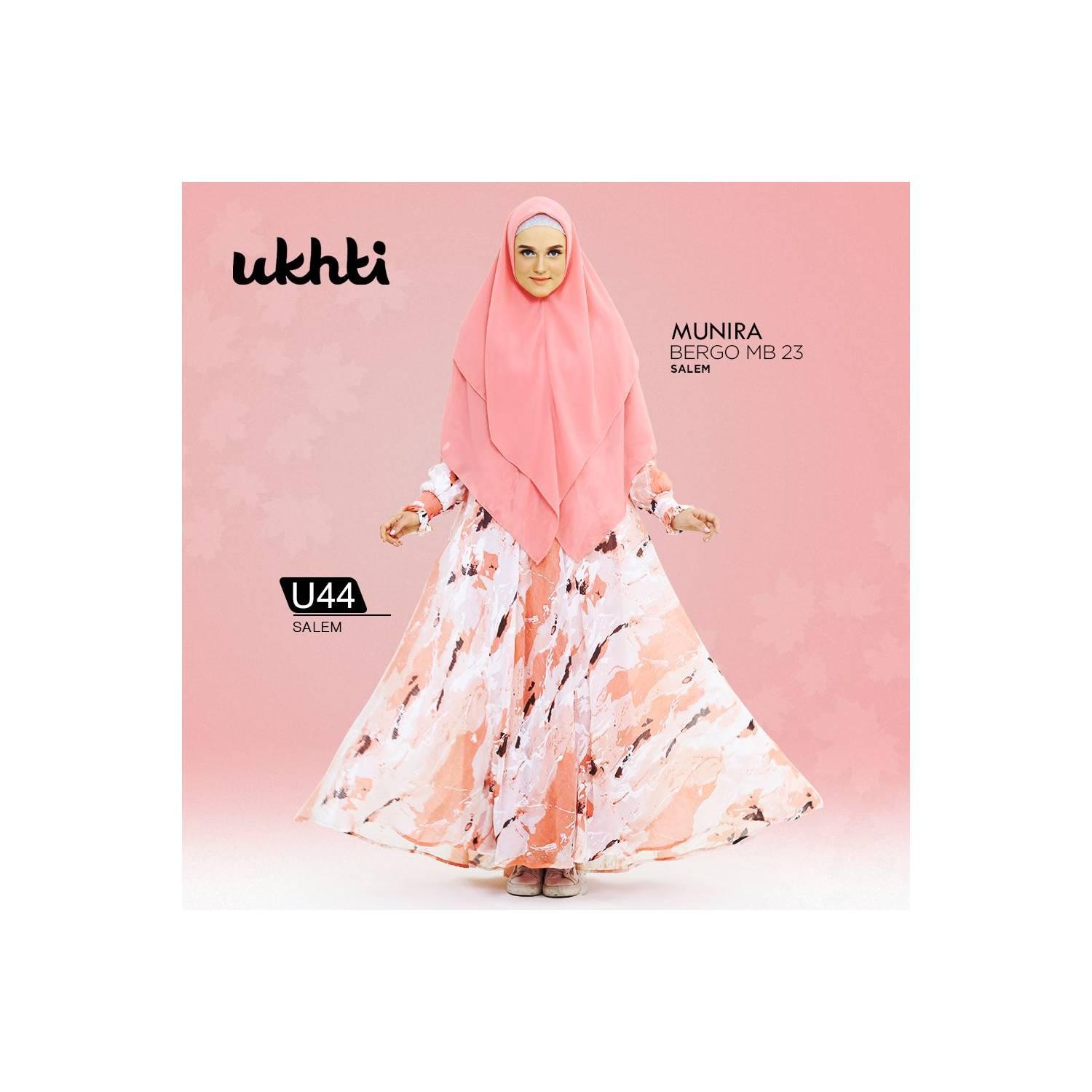 Gamis Sifon Silk Ukhti U44 Size SML