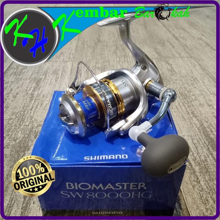 Reel Pancing / Alat Pancing / Rell /rill reil/ Reel Shimano Biomaster SW 8000HG 6.1BB/ Reel Pancing original