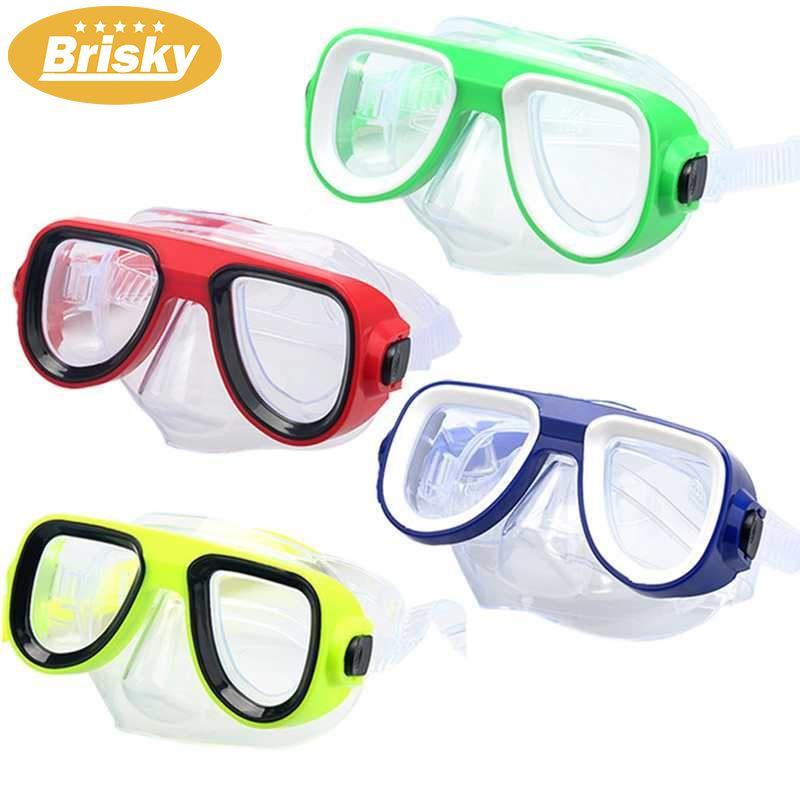 Brisky 1 Pcs Anak Menyelam Snorkeling Renang Scuba dan Topeng Kaca Kacamata-Internasional