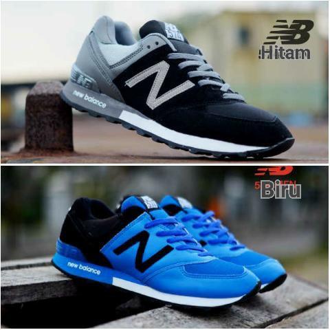 Popularitas Terlaris Terbaru sepatu olahraga new balance nb pria jogging abu biru hitam merah Diskon
