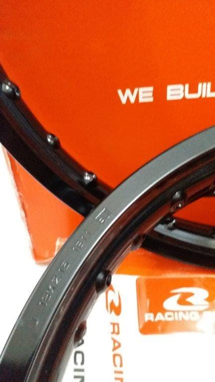VELG ALLOY KAWASAKI KLX 150 18 - 21 36 HOLE MERK RCB R