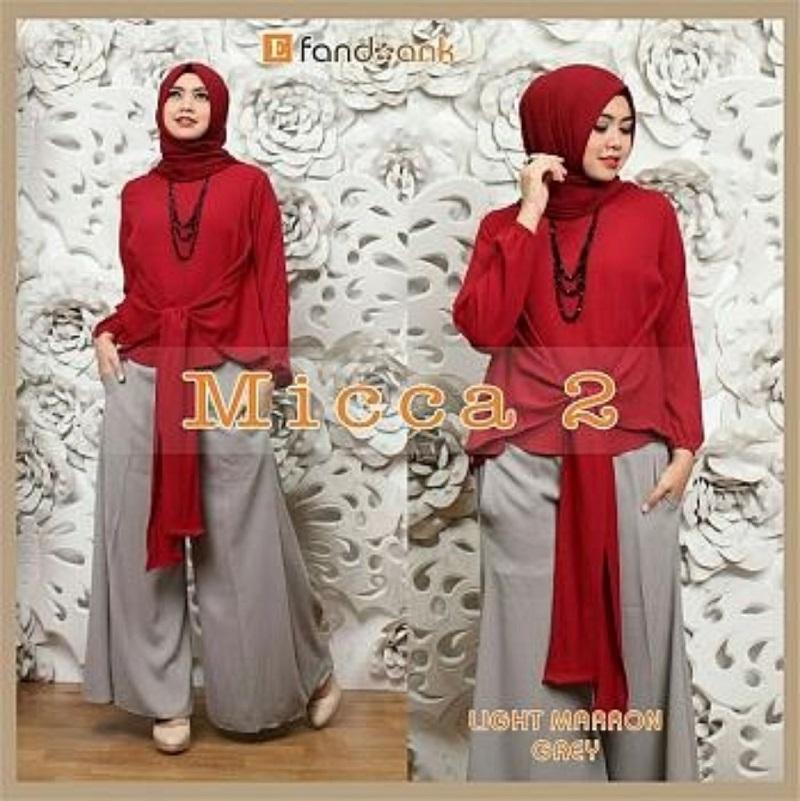 H~SHICO - Busana Muslim Wanita, Setelan Hijab Wanita MICCA | Busana Muslim Wanita | Setelan Muslim Wanita | Setelan Atasan & Celana | Setelan