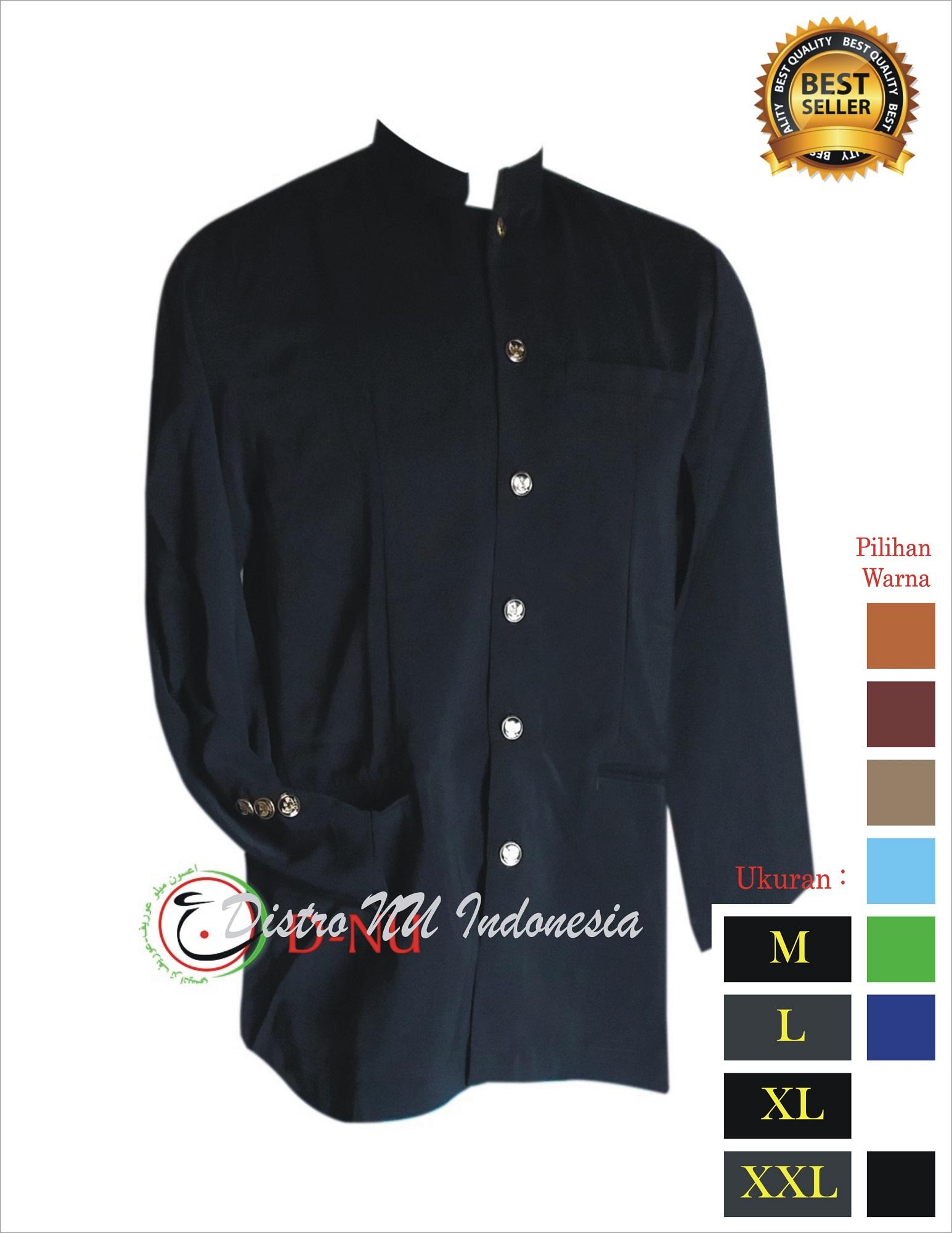 JASKO POLOS FREEGIRL SIMPLE NO PURING HITAM +GRATIS 2 BUKU YASIN DAN 2 STIKER PROMO, baju jas kolaborsi koko baju busana mulim dan umum resmi santi yang elegan kualitas okey dan ekonomis bagus