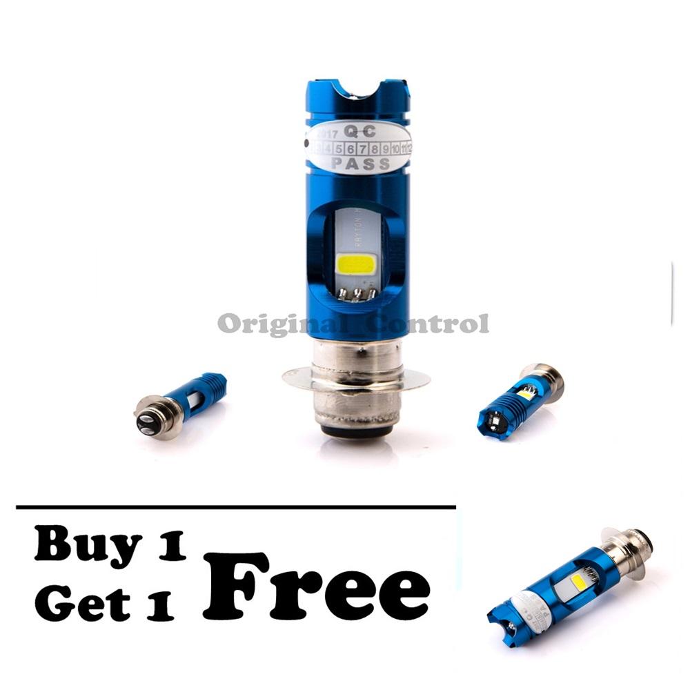 Lampu Depan Motor Led H6 Rtd 10Watt Dengan Lampu Senja / Kota Biru ( BELI 1 GRATIS 1 )