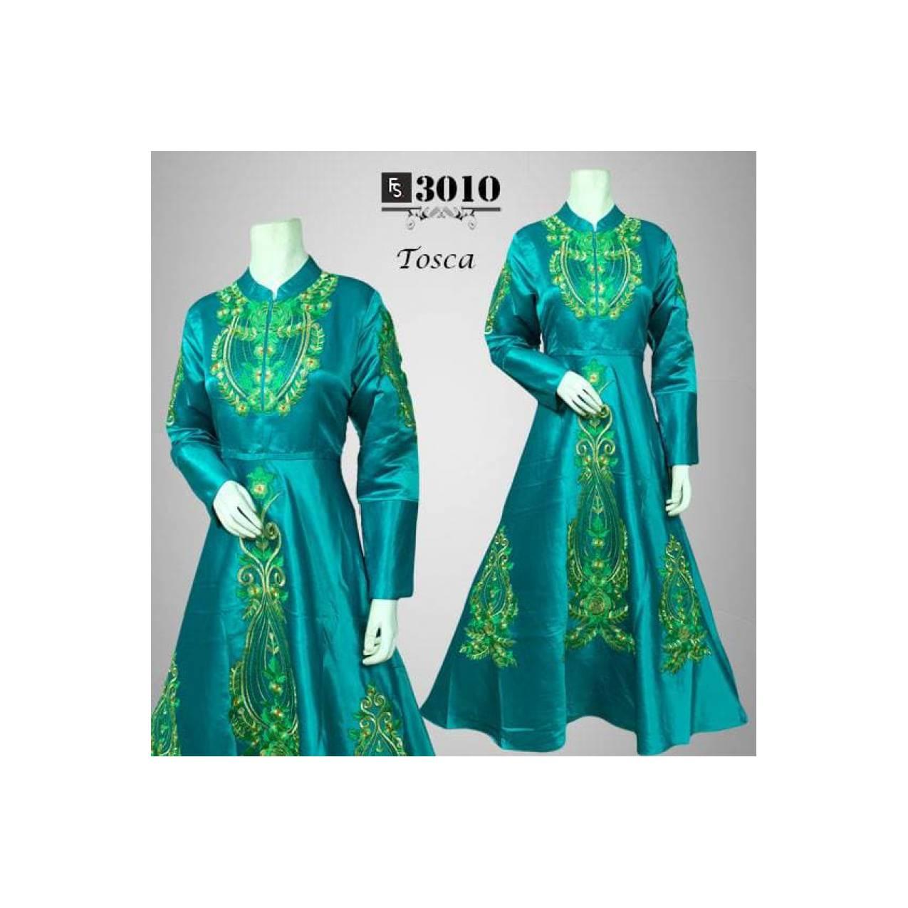gamis busui bordir toska mewah gamis modern
