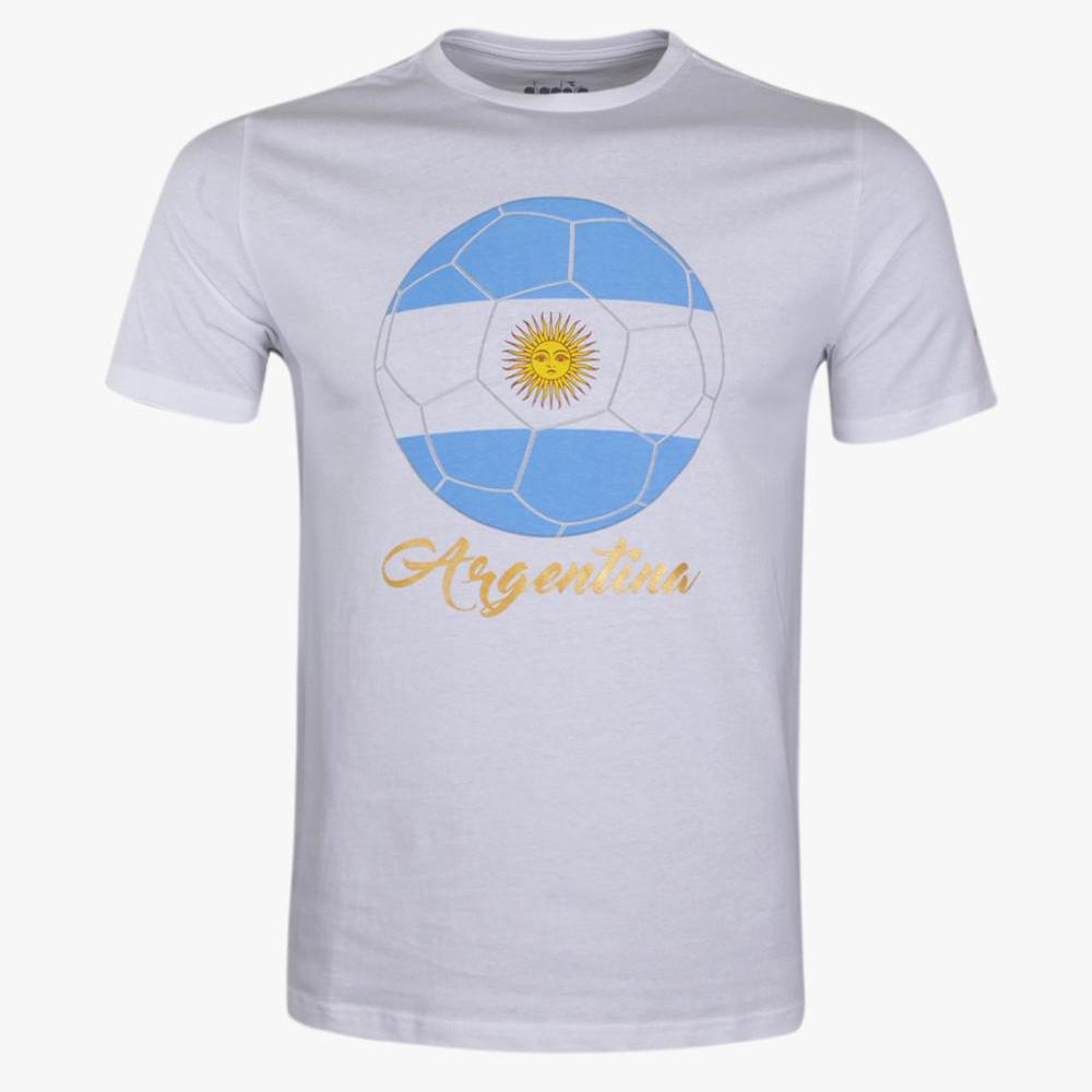 Diadora World Cup Argentina Men's T-Shirt - Putih