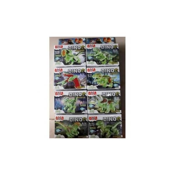 TERMURAH JUAL Lego Kw Jurassic World Dino Set Isi 8 Merk YG 77010 Glow In The Mainan Edukasi / Hadiah Ulang Tahun