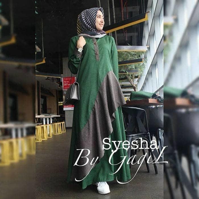 Syesha Long Dress Baju Gamis