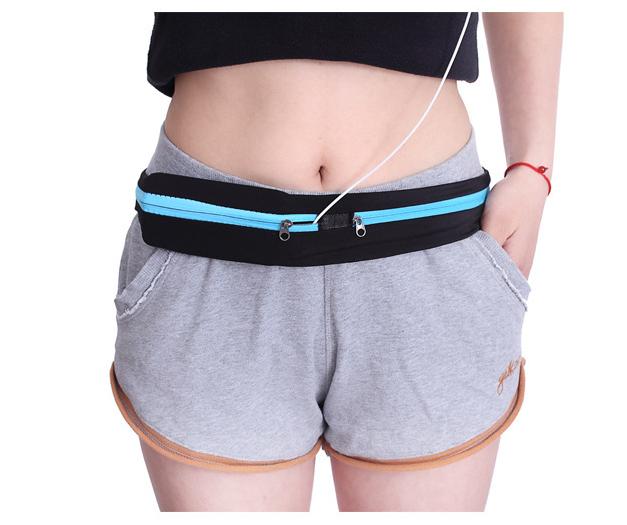 TERLARIS Double Pocket Running Belt - Tas Jogging model Ikat Pinggang TERMURAH