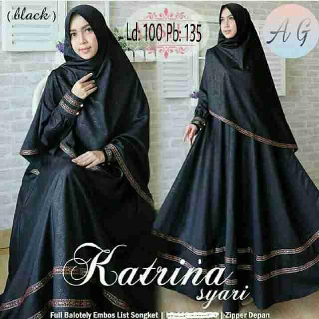 READY BARU PROMO HARGA GROSIR BUSANA MUSLIM GAMIS SYARI PESTA POLOS MURAH JERSEY JERSY JERSI BUSUI KATRINA mustard