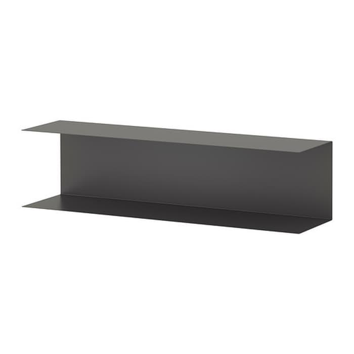 IKEA BOTKYRKA Rak dinding dapur 80x20 cm, abu-abu